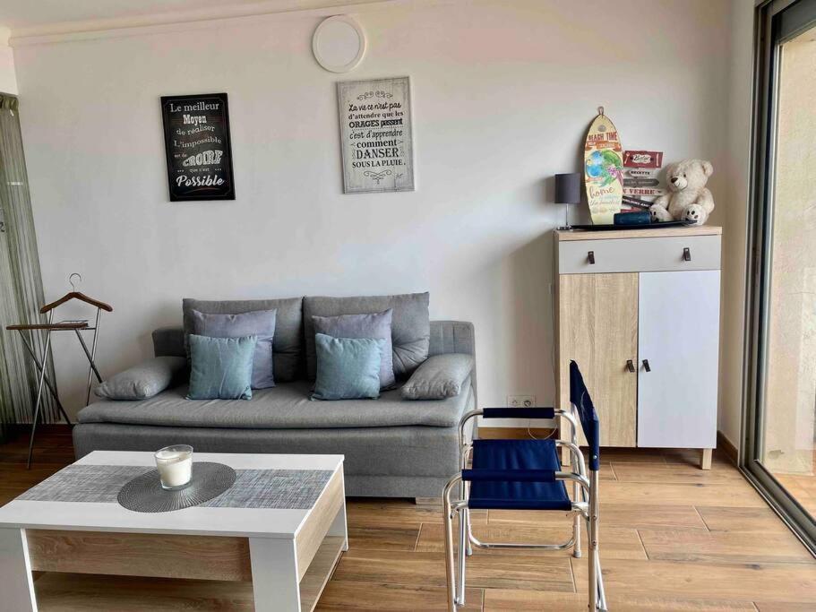 Magnifique Studio Vue Mer Apartment Canet-en-Roussillon Luaran gambar