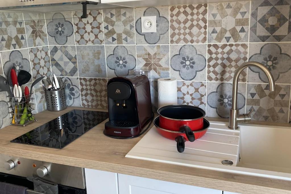 Magnifique Studio Vue Mer Apartment Canet-en-Roussillon Luaran gambar